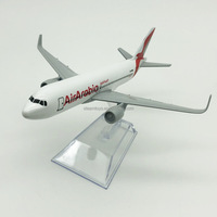 Air Arabia Airline Model 1:400 Scale 16CM Diecast Aircraft Models A320 Airbus 320 Model Airplane du fabricant