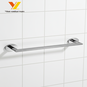 Porte-serviettes mural magnétique en laiton massif <span class=keywords><strong>pour</strong></span> hôtel moderne, barre simple, crochet, 60 cm, finition chromée, écologique, garantie 1 an - Product Image 2