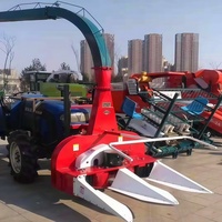 Moissonneuse de maïs ensilé à double rangée à fixation frontale pour tracteur, haute productivité, largeur de coupe 1400 mm, compatible tracteurs 55-80 CV