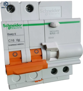 Interruptor Diferencial EASY9 C16A 2P 30mA, Dispositivo de Protección Contra Fugas, Sobrecarga y Cortocircuito - Product Image 1