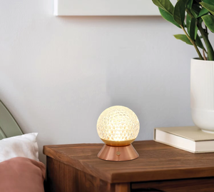 Lámpara de mesa de cristal Retro moderna, luz nocturna recargable, barra <span class=keywords><strong>transparente</strong></span>, decoración occidental para dormitorio, restaurante, Bar, voltaje de entrada de <span class=keywords><strong>5V</strong></span> - Product Image 4