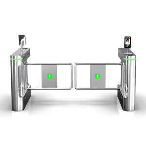 Пешеходные распашные ворота, распознавание лица, RFID-карта, QR-код, входной доступ в супермаркет, управление доступом, Автоматическая Электрическая безопасность, Распашные Ворота - Product Image 1
