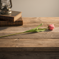 Bunga Tiruan untuk Dekorasi Meja, Tulip Tiruan untuk Perlengkapan Fotografi, Dekorasi Ruang Tamu Rumah, Kualitas Tinggi, Grosir