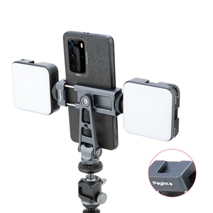 아이폰에 대한 삼각대 전화 마운트 1/4 "나사 어댑터 삼성 휴대 전화 삼각대 카메라 스탠드 조정 가능한 스마트 폰 홀더 클립 - Product Image 5