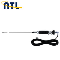 Antena CB Multiband ATL 27MHz untuk Komunikasi Mobil dan Radio Amatir Model Pabrik ATL-9 Plus 1580mm Hitam