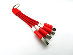 13 CM tejido 2A corto portátil 3 en 1 <span class=keywords><strong>Cable</strong></span> <span class=keywords><strong>de</strong></span> carga USB <span class=keywords><strong>Cable</strong></span> <span class=keywords><strong>de</strong></span> 8pinmicro tipo c USB2.0 con llavero <span class=keywords><strong>de</strong></span> Banco <span class=keywords><strong>de</strong></span> <span class=keywords><strong>la</strong></span> energía - Product Image 2