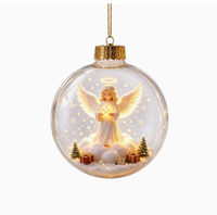 Étoiles de Noël en acrylique lumineuses à LED, décorations suspendues en forme d'étoile à 5 branches et bonhomme de neige, pour le sommet du sapin et la décoration de fêtes.