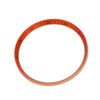 Montre SKX007 Orange Noir Bleu avec anneau de chapitre GMT 24 heures, pièces de montre haut de gamme