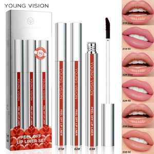 ชุดดินสอเขียนขอบปากแบบลอกออกได้ Young Vision 3 ชิ้น เนื้อแมตต์ ติดทนนาน สำหรับผู้หญิง - Product Image 1