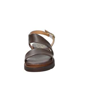 Women's Low Sandal Brown 35 4 Cm Heel <b>Flat</b> Sandals - Product Image 3