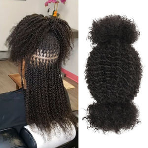 Giá rẻ bán buôn 100% trinh nữ Remy Peru tóc con người afro kinky số lượng lớn tóc cho dreadlocks mềm locs phần mở rộng tóc - Product Image 6