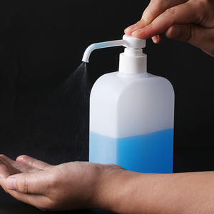 Square Hdpe Plastic <b>Bottles</b> 500ml Lotion <b>Pump</b> For Personal Care Daily Use Customizable True Colors - Product Image 2