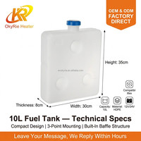 Tanque de Combustible Diésel Engrosado OkyRie DFT 10LW 10L a Prueba de Fugas para Calefactor de Aire de Estacionamiento de Coche de 2KW 5KW 8KW