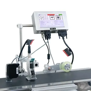 High Speed Touch Screen Automatic Printer Thermal Industrial Inkjet Printer Double Nozzle Online Inkjet Printer