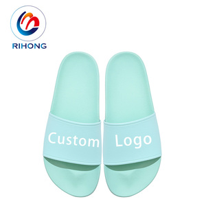 Chất Lượng Tốt Trượt Trên Cao Su Mềm Thiết Kế Logo Tùy Chỉnh Trượt Dép Mùa Hè Đầy Màu Sắc Của Phụ Nữ Bãi Biển Dép - Product Image 4