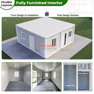 บ้านสำเร็จรูปแบบโมดูลาร์ขนาด 20 ฟุต โครงเหล็กขยายได้ บ้านเคลื่อนที่ขนาดเล็ก พับเก็บได้ มีพื้นที่รับประทานอาหารกว้างขวางพร้อมโต๊ะ เหมาะสำหรับโรงเรียนและสวนสาธารณะ - Product Image 3