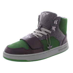 Scarpe da uomo Creative Recreation Cesario Hi Xxi Colore: Verde/Grigio 100% autentiche - Product Image 1