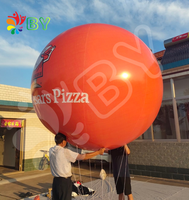 BOYAN géant publicité extérieure volant air ciel balle ronde gonflable sphère ballon hélium ballon volant balle jouets avec logo OEM