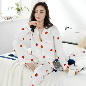 Hot Sales vrouwen Pyjama Meisjes Modal Katoen Korte PJ Sets Nachtkleding Bloemenprint Pyjama vrouwen