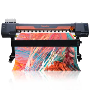 Leading supplier WorldColor 1.6/1.8m eco solvent printer plotter for banner vinyl flex printing with 1/2 xp600/i3200 heads