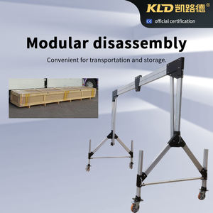 Grue à <span class=keywords><strong>portique</strong></span> de 2 tonnes <span class=keywords><strong>Portique</strong></span> rétractable segmentaire en aluminium Grue à <span class=keywords><strong>portique</strong></span> portable hautement réglable - Product Image 5