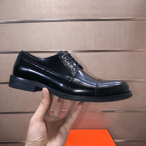 Zapatos Oxford Retro con Parte Superior de Cuero de Grano Completo, Suela de Goma/Látex y Forro de Tela para Todas las Estaciones, Entresuela de Goma Espumada - Product Image 4