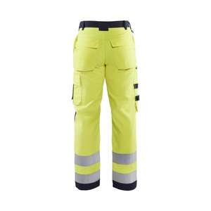 BLAKLADER - 157815143389C52 Multinorm Pantalones artesanos de alta visibilidad Amarillo/Azul marino-ROPA DE TRABAJO RESISTENTE A LLAMA EAN 7330509516485 - Product Image 2