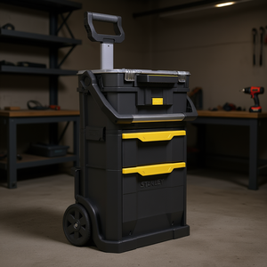 Gabinete de herramientas Stanley Rolling Workshop Gen2 con ruedas y cajones para almacenamiento en garaje - Product Image 3