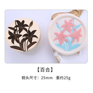 Timbro di cera 3D di lusso all'ingrosso timbri di sigillo di cera personalizzabili al Laser per negozi da sposa e studi di carta - Product Image 2