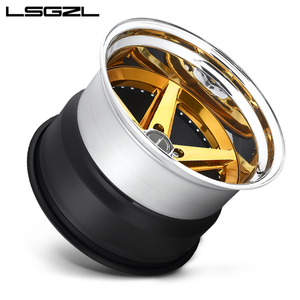 Llantas Forjadas Cóncavas Pulidas LSGZL de 3 Piezas con Centro Profundo de Aleación de 18-26 Pulgadas, Aptas para Benz 19-24 BMW C8 5x120 5x130 5x114.3 - Product Image 3