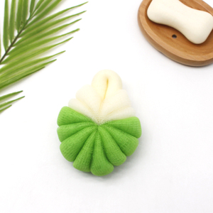 Bán Buôn Tùy Chỉnh Gradient Màu Shower <span class=keywords><strong>Sponge</strong></span> 50 Gam Sinh Thái Thân Thiện <span class=keywords><strong>Pumpkin</strong></span> Shaped PE Lưới Tắm Bóng Và Cơ Thể Tắm Bọt Biển - Product Image 3