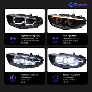 Estilo de Coche AKD para <span class=keywords><strong>BMW</strong></span> Serie 4 F32 M3 Faros Delanteros Estilo Láser de Repuesto con Luces Diurnas DRL Proyector de Faro Facelift - Product Image 3