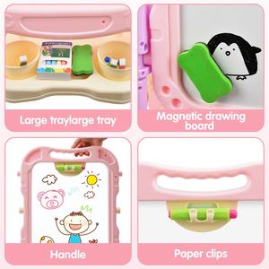 บอร์ดวาดรูปสองด้านสำหรับเด็ก,กระดานวาดรูปพับได้กระดานวาดภาพศิลปะสำหรับเด็ก - Product Image 4