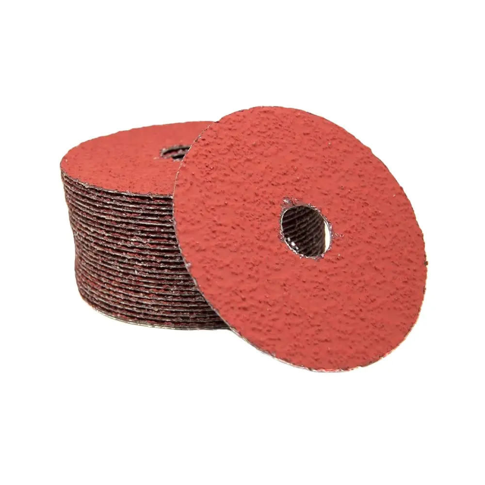 Discos de lijado de fibra Material cerámico Disco de fibra Disco de arena abrasivo Papel de lijado para madera Metal