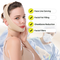 Bande correctrice pour le visage, bande correctrice, élastique, amincissant, ligne en V, Bandage pour le menton, Lifting du visage
