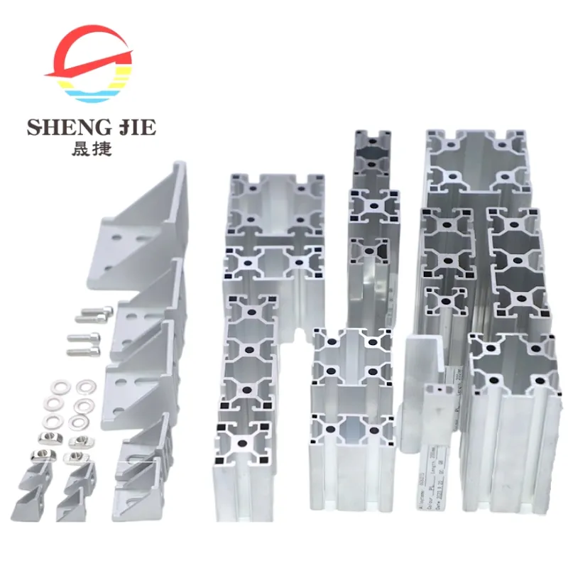 Factory T5 T6 6063 aluminum wall angle square round I shape aluminum rail wood grain custom extrusion aluminum profile