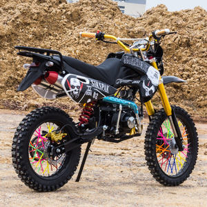Moto tout-terrain de 125 cm3, moto à essence, moto de course avec moteur 4 temps, double suspension pour la conduite en plein air - Product Image 5