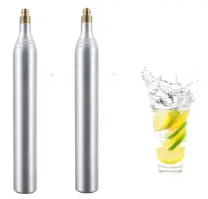Competitive Hot Product Soda Co2 Gas Cylinder 0.6L 166.6Bar Aluminum TPED Food Grade Co2 Cylinder Co2 Tank