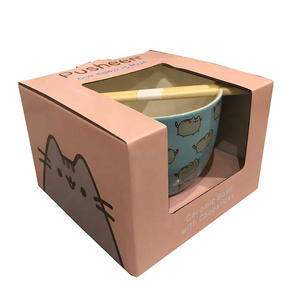 Boîtes en <span class=keywords><strong>carton</strong></span> et en papier ondulé rose, avec poignée en plastique, bol et <span class=keywords><strong>assiette</strong></span> en céramique, boîtes de rangement en <span class=keywords><strong>carton</strong></span> personnalisées - Product Image 5