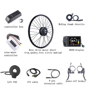 <span class=keywords><strong>Kit</strong></span> de moteur d'entraînement arrière <span class=keywords><strong>Bafang</strong></span> 48V 500W <span class=keywords><strong>Kit</strong></span> de conversion de <span class=keywords><strong>roue</strong></span> arrière électrique avec écran coloré B02N avec étanche - Product Image 1
