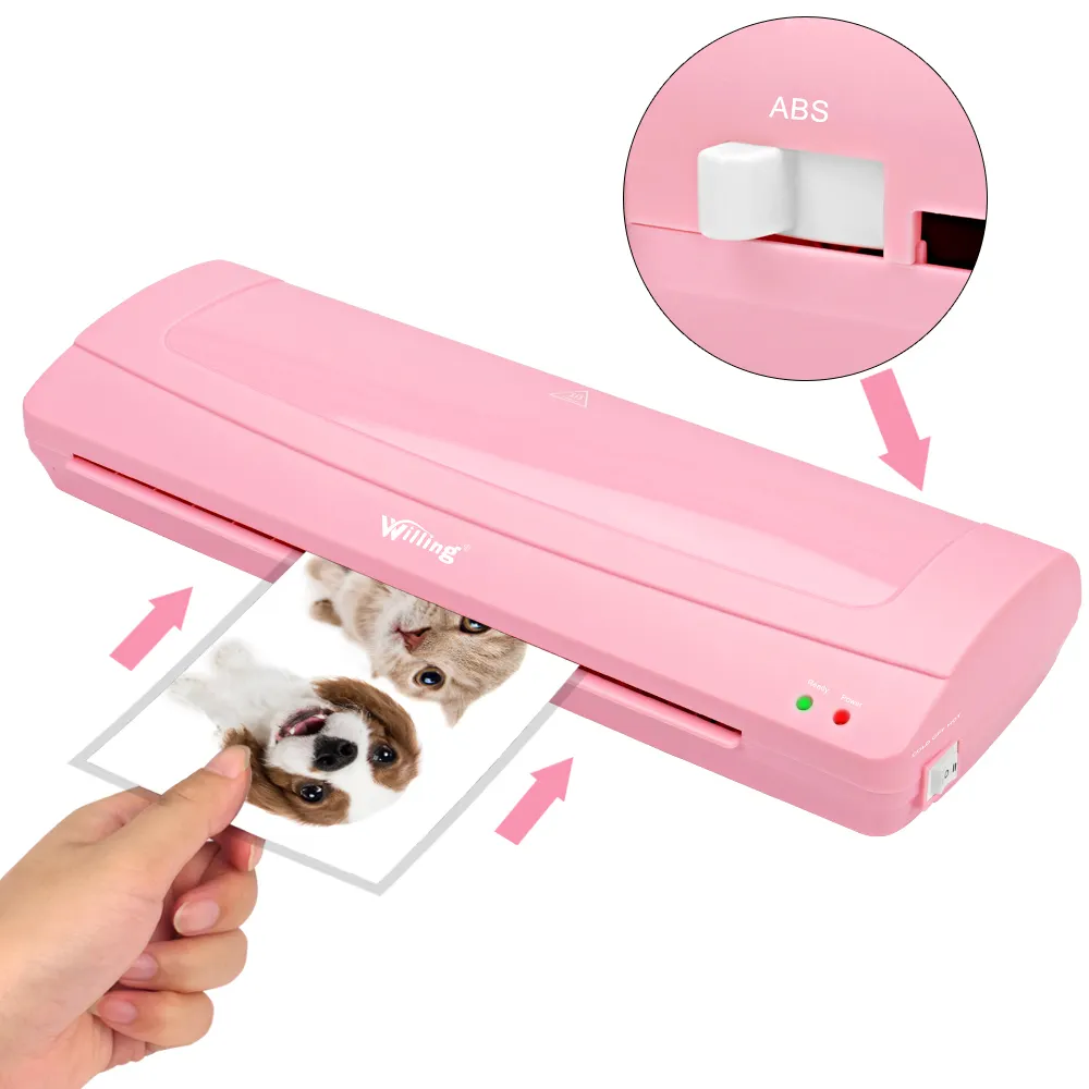 Hot Bán A3 A4 Ảnh Tự Động Điện 2 Con Lăn Nhựa Nóng Lạnh Laminator Máy