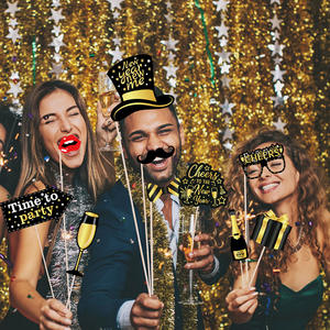 Gafas <span class=keywords><strong>de</strong></span> Papel para Fotos <span class=keywords><strong>de</strong></span> Año Nuevo 2026, Accesorios para Fotomatón <span class=keywords><strong>de</strong></span> Navidad, Gafas <span class=keywords><strong>de</strong></span> Papel para Fiesta <span class=keywords><strong>de</strong></span> Nochevieja, Artículos para el Hogar, Regalos - Product Image 4