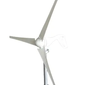 Generator Turbin Angin Energi Hijau Horisontal, 100W 200W 300W 400W Sistem Angin Surya Kecil