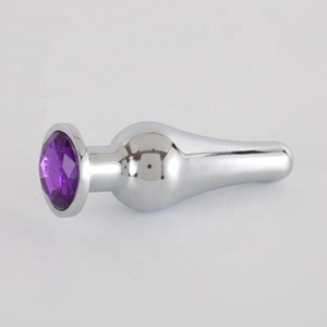 Convient pour jouets sexuels masculins <span class=keywords><strong>et</strong></span> féminins en métal prise anale prostatique massage plug anal - Product Image 4
