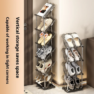 La nouvelle tendance de 2025 étagères à chaussures de luxe assemblées multicouches légères pour la maison économisent de l'espace et offrent un <span class=keywords><strong>stockage</strong></span> en trois dimensions - Product Image 5