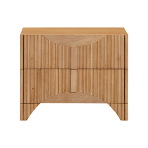 Modern Wooden Nightstand <b>Bedside</b> <b>Table</b> 2 Drawer Bedroom Storage Furniture Custom Design Best Price Factory Direct Supply - Product Image 3