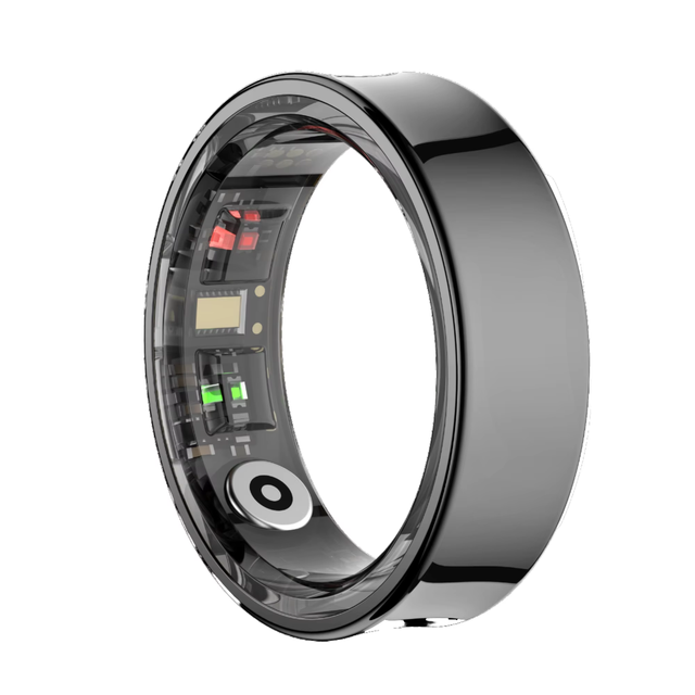 Smart Ring for Men/Women Health Sleep Tracker No App Subscription Support Long Days Battery Life Step Pedometer Ring for Sport