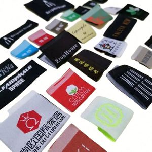 Factory Wholesales Cheap Price Personalized Label Woven Printed Cotton Labels Woven Label <b>Machine</b> for Clothing - Product Image 6