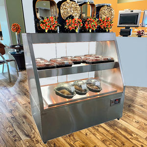 Armoire de maintien chauffée d'occasion remise à neuf avec verre à 2 couches pour les chauffe-buffets Stations de soupe Traiteur Événements - Product Image 1