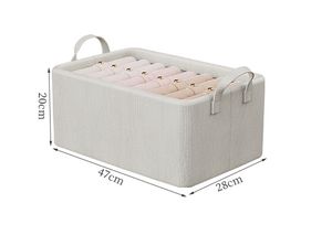 Boîte de rangement pliable rectangulaire moderne, vente en gros d'usine, paniers à linge et organisateurs de garde-manger pliables pour animaux en peluche - Product Image 6
